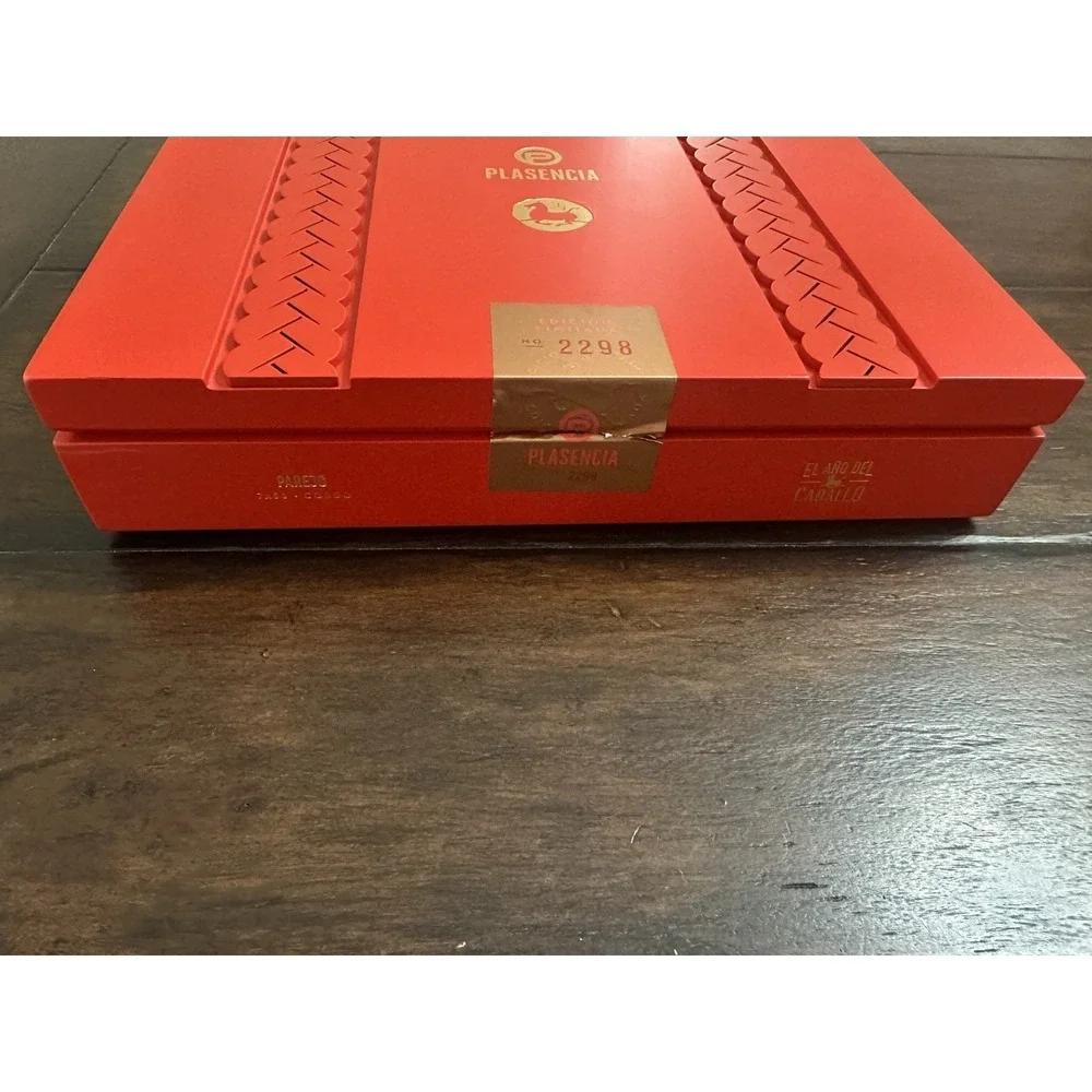 Plasencia Year Of The Horse Empty Wooden Cigar Box
